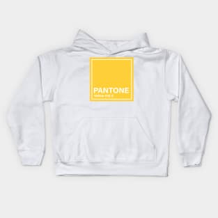 pantone Yellow 012 C Kids Hoodie